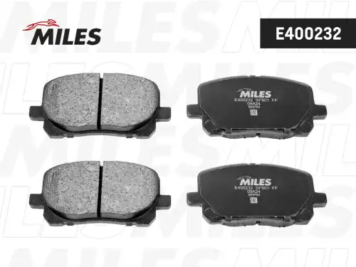 Тормозные колодки дисковые передняя ось MILES E400232