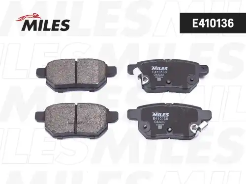 Тормозные колодки дисковые задняя ось MILES E410136