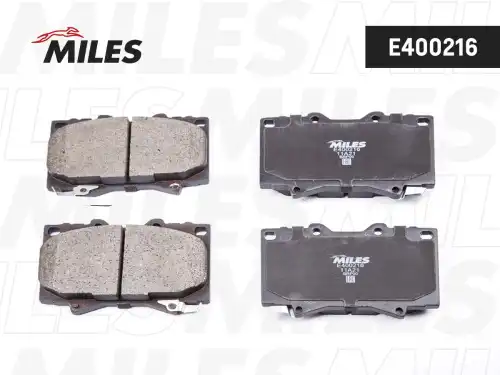 Тормозные колодки дисковые передняя ось MILES E400216