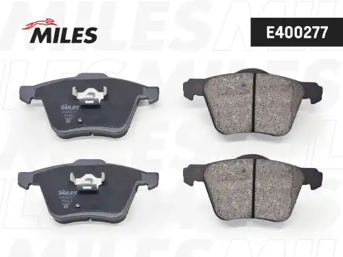 Тормозные колодки дисковые передняя ось MILES E400277