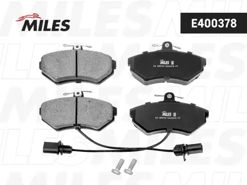 Тормозные колодки дисковые передняя ось MILES E400378