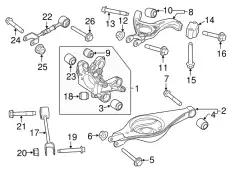 Рычаг подвески FORD DB5Z-5A972-B