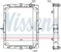 Радиатор кондиционера (конденсатор) NISSENS 61452