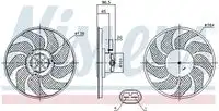 вентилятор охлаждения 85704 NISSENS