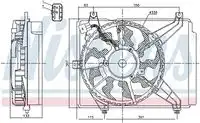вентилятор охлаждения 85894 NISSENS