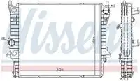 Радиатор кондиционера (конденсатор) NISSENS 606560