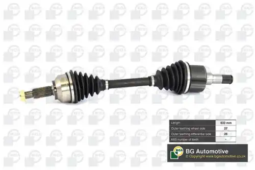 Вал приводной L FORD Focus 10/02-11/04 HMDA DS2303L BGA