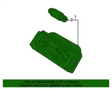 ФОНАРЬ НОМЕРНОГО ЗНАКА 1708200656 MB
