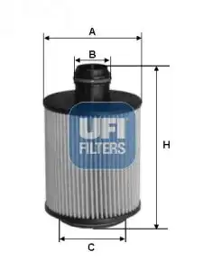 Топливный фильтр UFI 26.104.00