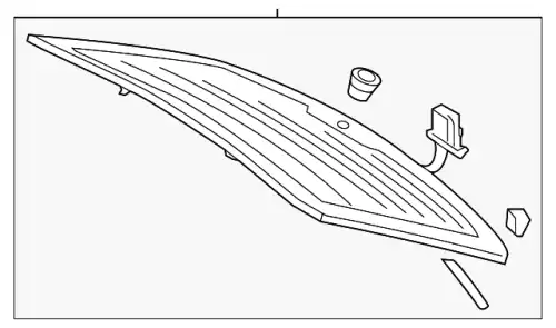 80A845501 NVB Стекло заднее VAG