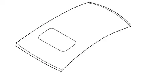 Крыша 8R0817017 VAG
