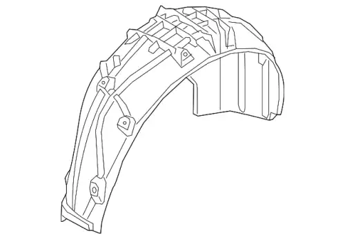 Подкрылок VAG 80A810171A