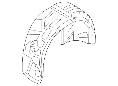 Подкрылок VAG 8W6810172A