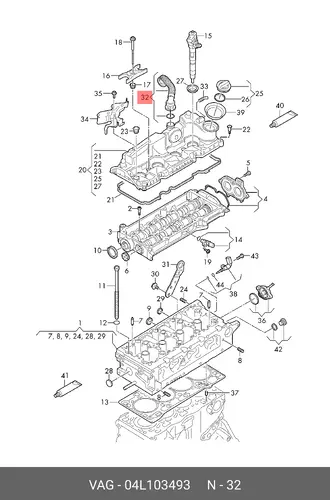 ROHR 04L103493 VAG