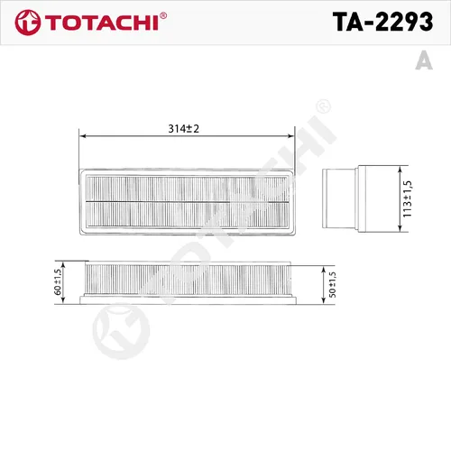 Фильтр воздушный TOTACHI TA-2293