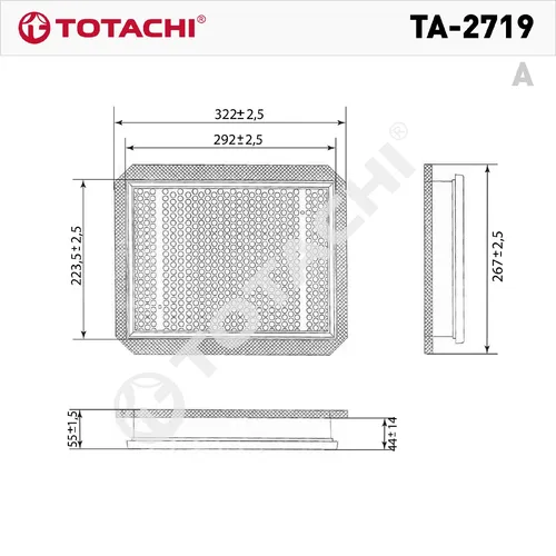 Фильтр воздушный TOTACHI TA-2719