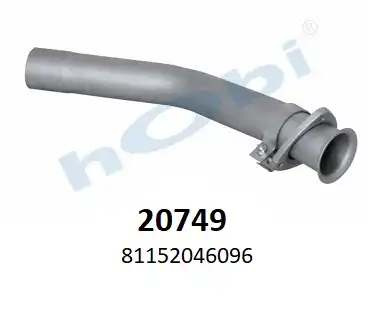 Труба глушителя MAN 20749 HOBI