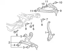 PORSCHE 7L0407151H
