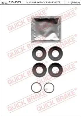ремк-т направл. суппорта пер.\ Renault Clio/Extra 85-98 113-1333 QUICK BRAKE
