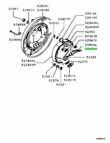 Тормозные колодки дисковые MITSUBISHI MB858543