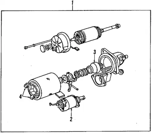 ANLASSERGETRIEBE STC1241 LAND ROVER