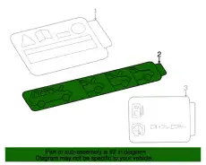 AUFKLEBER BAC103940 LAND ROVER
