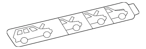 AUFKLEBER BAC103940 LAND ROVER