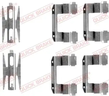 Тормозные колодки дисковые QUICK BRAKE 109-1618