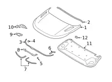 CLIP LR106753 LAND ROVER