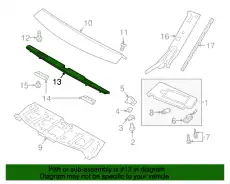 DACHBLECH LR090387 LAND ROVER