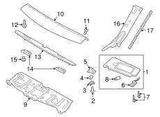 DACHBLECH LR095078 LAND ROVER