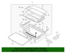 DICHTRING EEQ100320 LAND ROVER