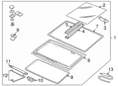 DICHTRING EEQ100310 LAND ROVER