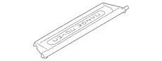 EINSTIEGSVERKLEIDUNG - T_R LR093554 LAND ROVER
