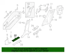 EINSTIEGSVERKLEIDUNG - T_R LR090124 LAND ROVER