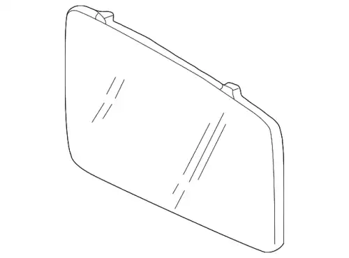 GLAS - AUSSENSPIEGEL CRD100640 LAND ROVER