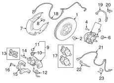 HALTER - ABS SENSOR LR090863 LAND ROVER