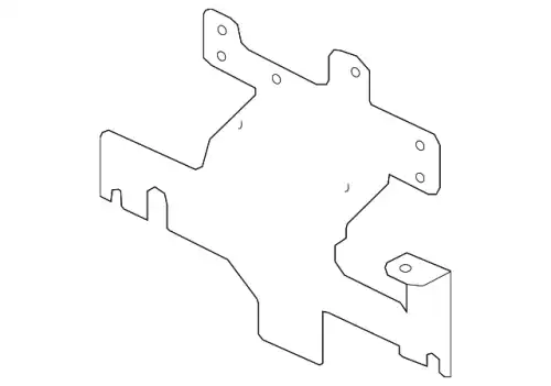 HALTER - VERKABELUNG LR091851 LAND ROVER