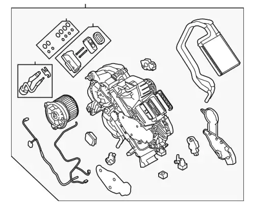 Отопитель воздушный LAND ROVER LR072511