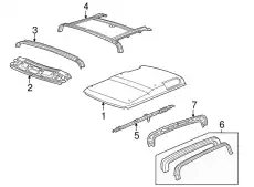 KOPFSCHIENE AKR700040 LAND ROVER