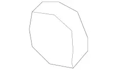 заглушка буксировочного крюка!\ Mazda KB8A-50-A11BBB