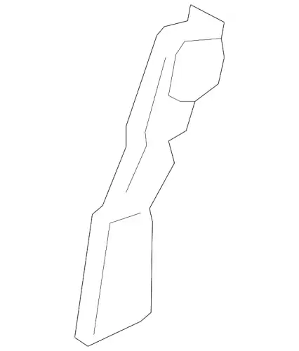КРОНШТЕЙН БАМПЕРА ПЕРЕД ПЛАСТМ TK4850163B MAZDA