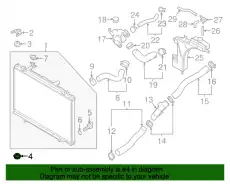  SH0115202B MAZDA ВТУЛКА РЕЗИНОВАЯ РАДИАТОРА