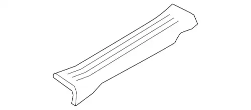 PLATE(R),REAR SCUFF TK4868730A02 MAZDA