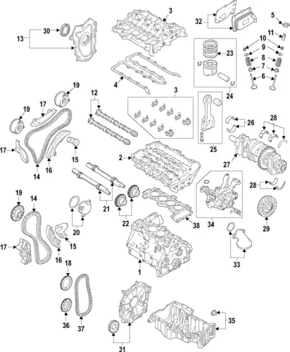 KURBELWELLENLAGERSCHALE LR100988 LAND ROVER