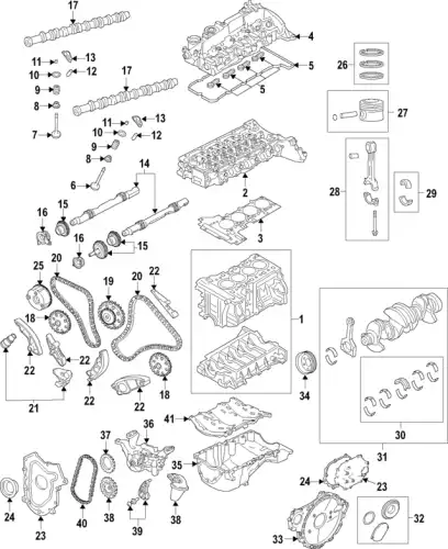 KURBELWELLENLAGERSCHALE LR074090 LAND ROVER