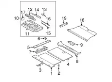 LADERAUMABDECKUNG ERK500650PVJ LAND ROVER