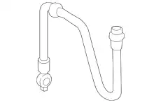 HOSE(L)FLEXIBLE-USA- TK7843990 MAZDA