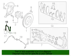 HOSE(L)FLEXIBLE-USA- TK7843990 MAZDA
