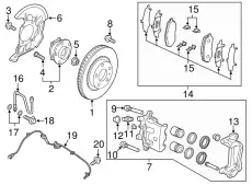 HOSE(L)FLEXIBLE-USA- TK7843990 MAZDA